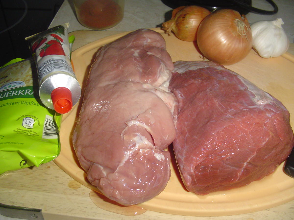 Szegedinger Gulasch mit Semmelknödeln - Rezept - Bild Nr. 3776