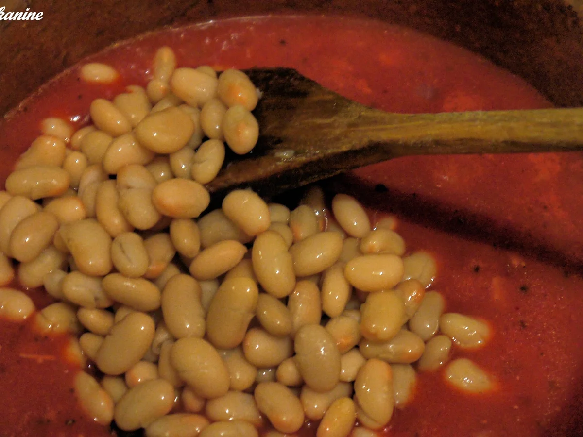 Pasta mit weissen Bohnen - Rezept - Bild Nr. 3813