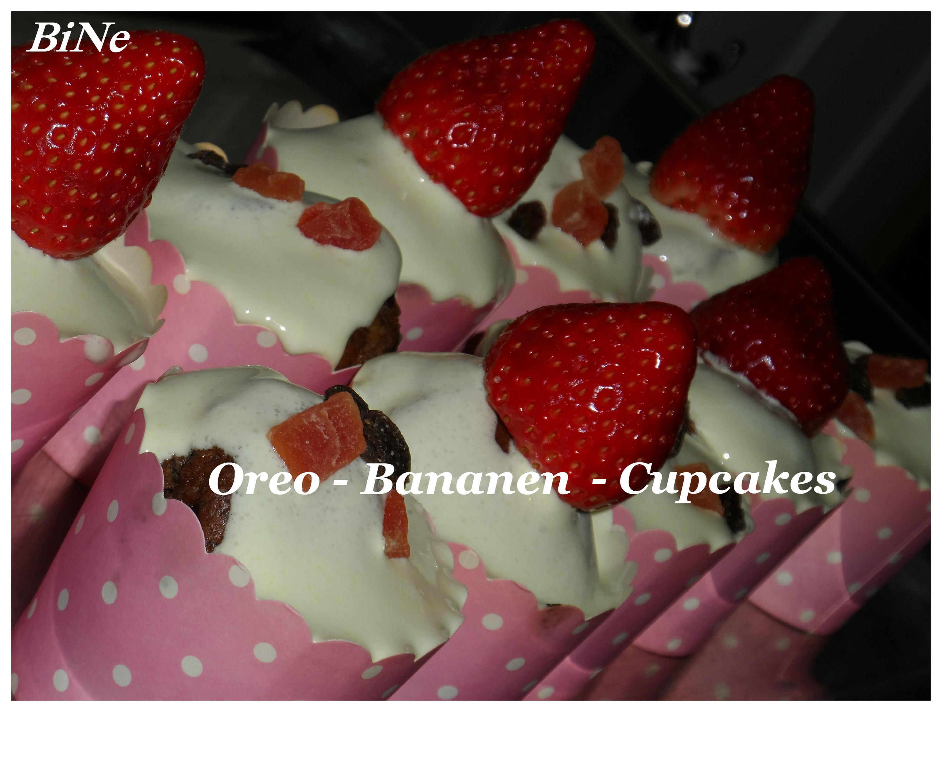 Bilder für BiNe` S OREO - BANANEN CUPCAKES - Rezept