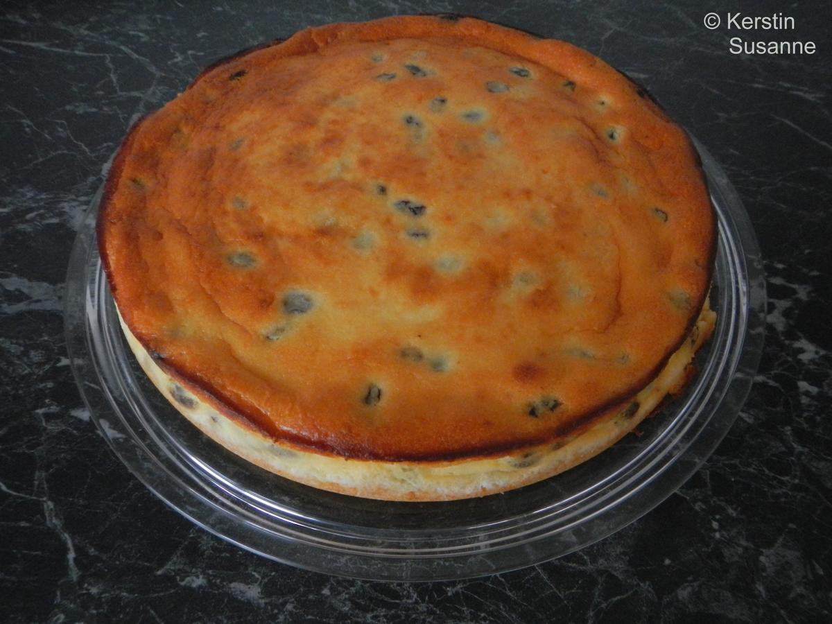 Käsekuchen mit Rosinen - Rezept mit Bild - kochbar.de