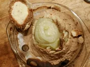 Fenchel im Salzteig gebacken auf Belugalinsen mit Bratapfelvinaigrette - Rezept - Bild Nr. 3876