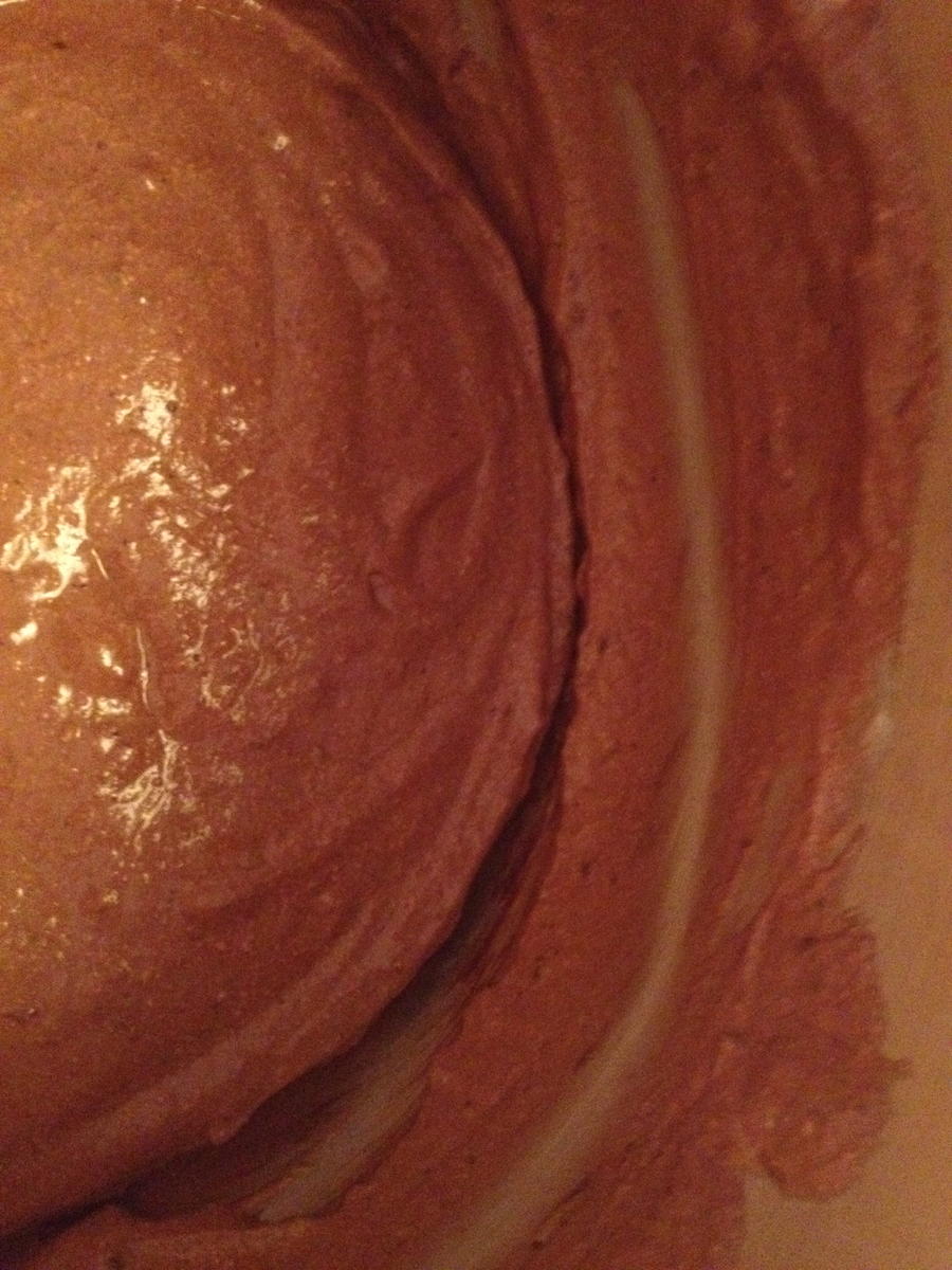 Mousse au Chocolat mit Pfefferbeeren  und Erdbeersauce - Rezept - Bild Nr. 3813