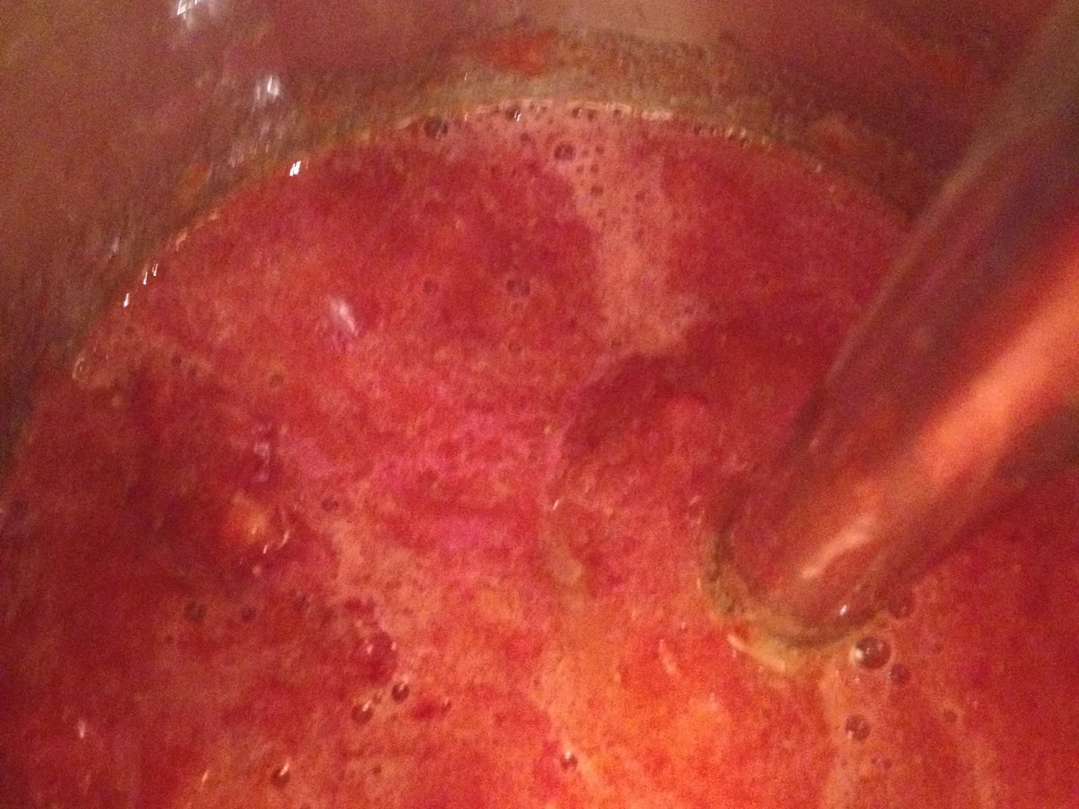 Rezept: Mousse au Chocolat mit Pfefferbeeren und Erdbeersauce Bild Nr. 3816 Mousse au Chocolat mit Pfefferbeeren und Erdbeersauce - Rezept - Bild Nr. 3816