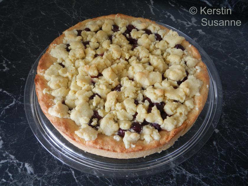 Kirsch-Streusel-Kuchen - Rezept mit Bild - kochbar.de