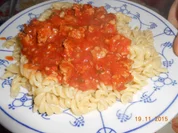 Hackfleisch mit Tomatensoße - Rezept - Bild Nr. 3831