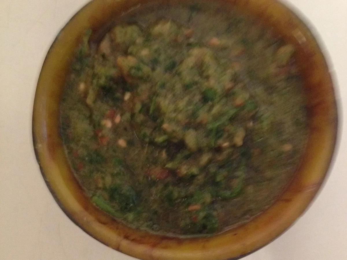 nepalesisches Korianderchutney + Papadums - Rezept - Bild Nr. 3817