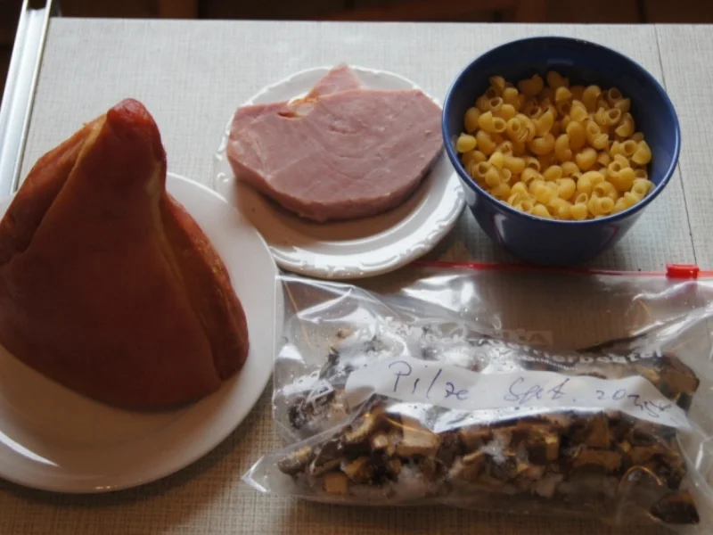 Nudelpfanne mit Pilzen und Prager Schinken - Rezept - Bild Nr. 3816