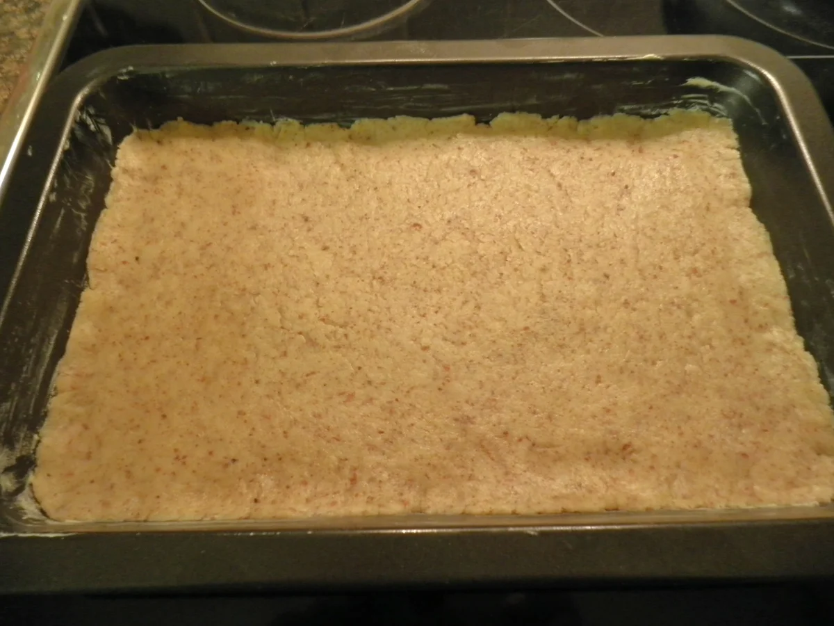 Kleiner Apfelkuchen mit Mandelboden ... zugedeckt nach "Florentiner Art" ... - Rezept - Bild Nr. 3836