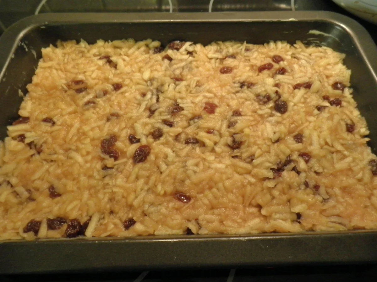 Kleiner Apfelkuchen mit Mandelboden ... zugedeckt nach "Florentiner Art" ... - Rezept - Bild Nr. 3838