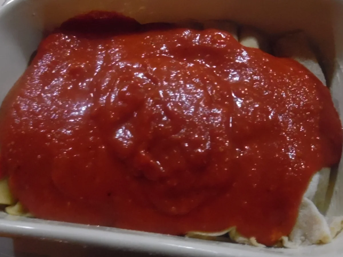 Cannelloni mit Kalbfleisch-Spinat-Füllung - Rezept - Bild Nr. 3856