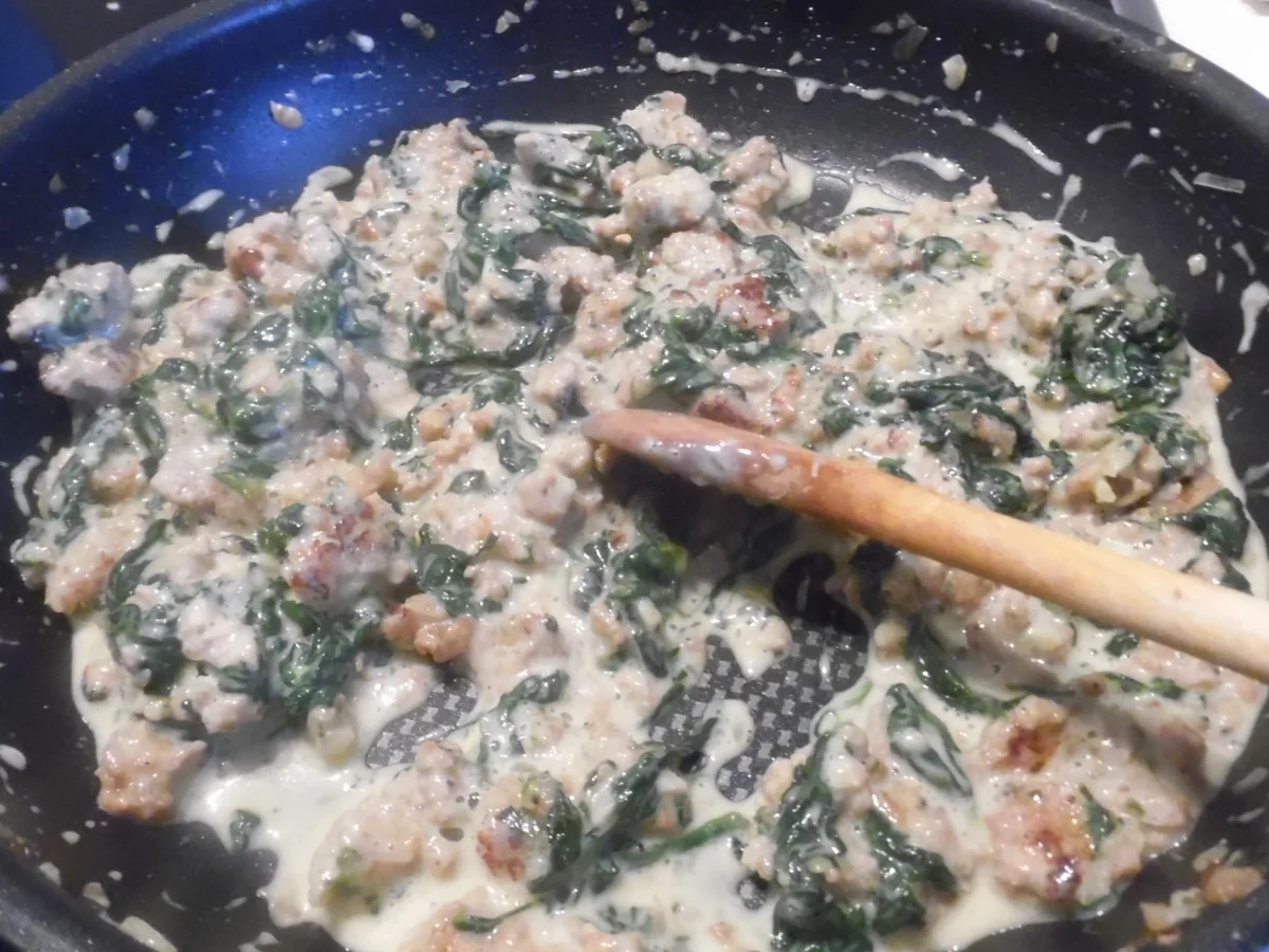 Cannelloni mit Kalbfleisch-Spinat-Füllung - Rezept - Bild Nr. 3868