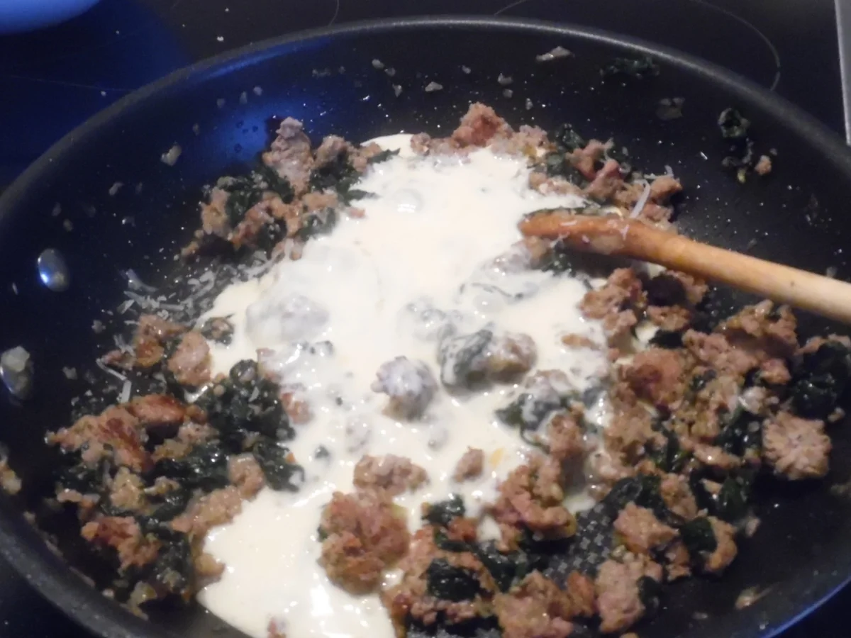 Cannelloni mit Kalbfleisch-Spinat-Füllung - Rezept - Bild Nr. 3869