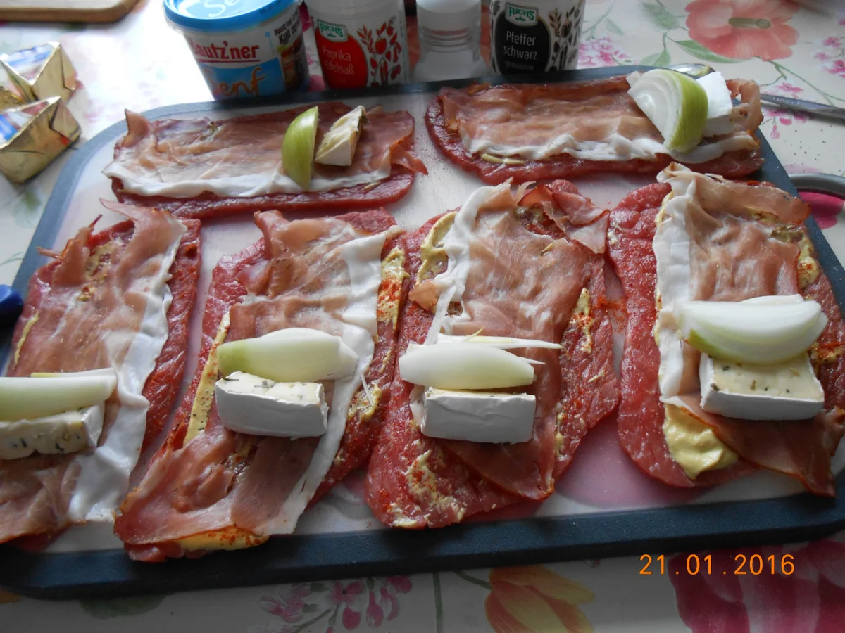 Rezept: Minirouladen mit Käsefüllung Bild Nr. 3879 Minirouladen mit Käsefüllung - Rezept - Bild Nr. 3879