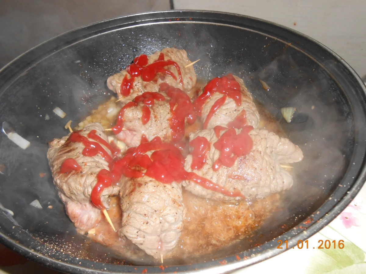 Rezept: Minirouladen mit Käsefüllung Bild Nr. 3882 Minirouladen mit Käsefüllung - Rezept - Bild Nr. 3882