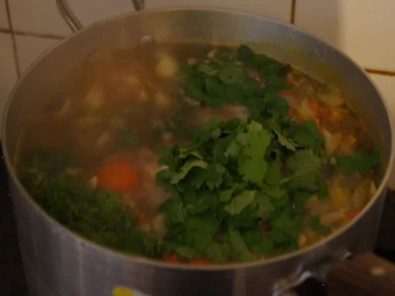 Reissuppe mit Hähnchenbrustfilet und Gemüse - Rezept - Bild Nr. 3888
