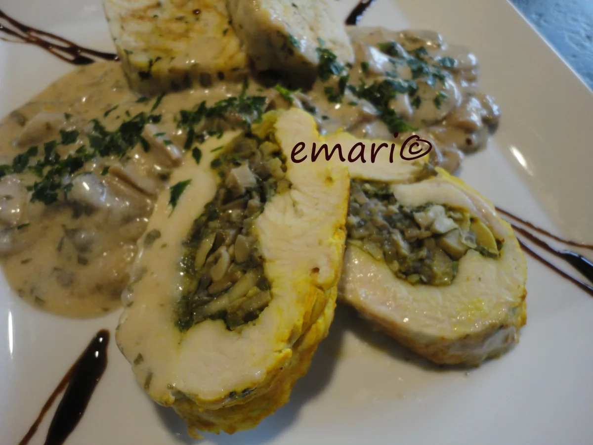 Gefüllter Putenbraten mit Steinpilzsauce - Rezept - Bild Nr. 3892