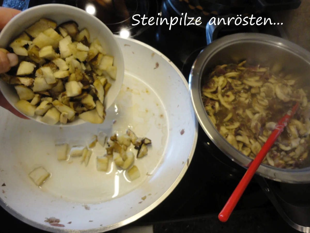 Gefüllter Putenbraten mit Steinpilzsauce - Rezept - Bild Nr. 3895