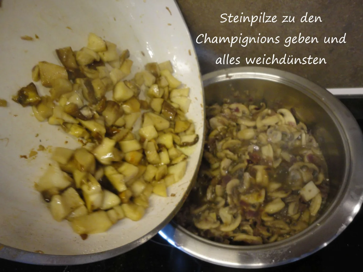 Gefüllter Putenbraten mit Steinpilzsauce - Rezept - Bild Nr. 3896