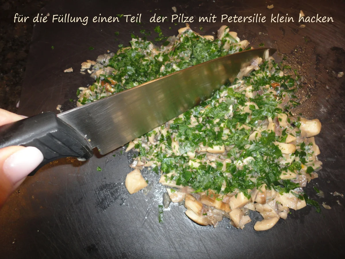 Gefüllter Putenbraten mit Steinpilzsauce - Rezept - Bild Nr. 3903