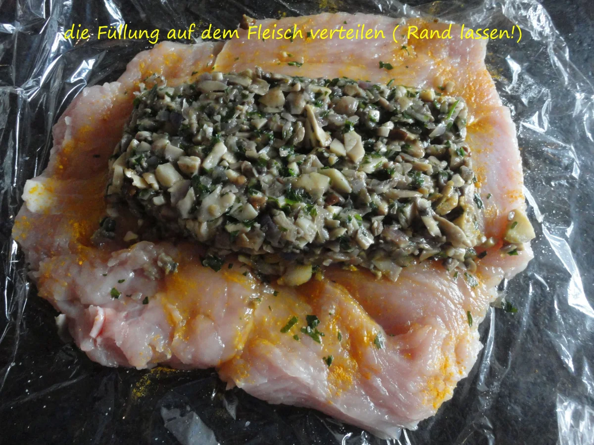 Gefüllter Putenbraten mit Steinpilzsauce - Rezept - Bild Nr. 3904