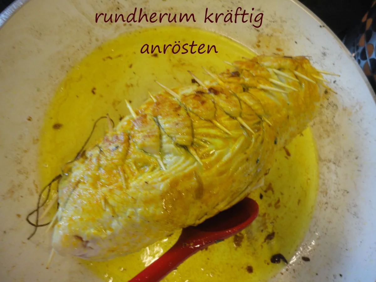 Gefüllter Putenbraten mit Steinpilzsauce - Rezept - Bild Nr. 3909