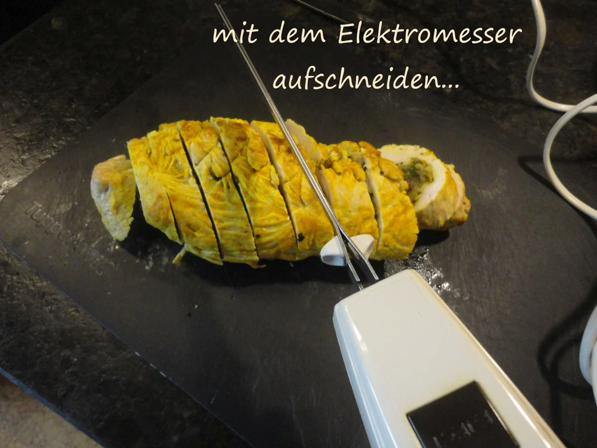 Gefüllter Putenbraten mit Steinpilzsauce - Rezept - Bild Nr. 3914
