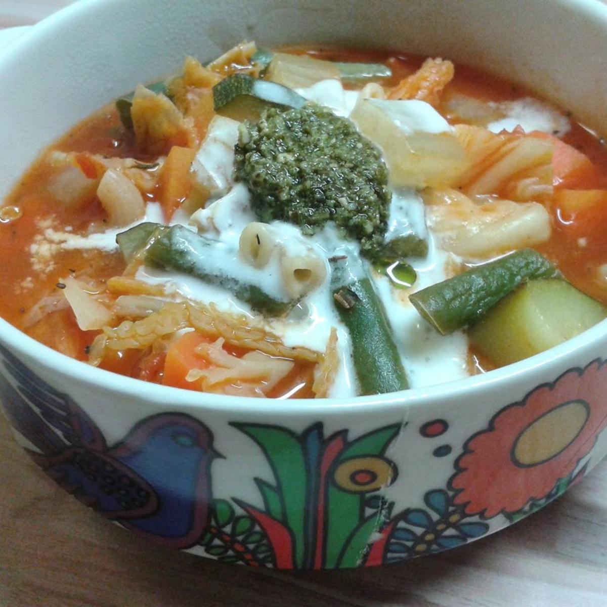 Bilder für Pistou Suppe aus Nizza, vegan Rezept