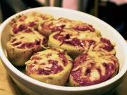 Ofenkartoffeln mit Rote-Bete-Schmand-Füllung - Rezept - Bild Nr. 3947