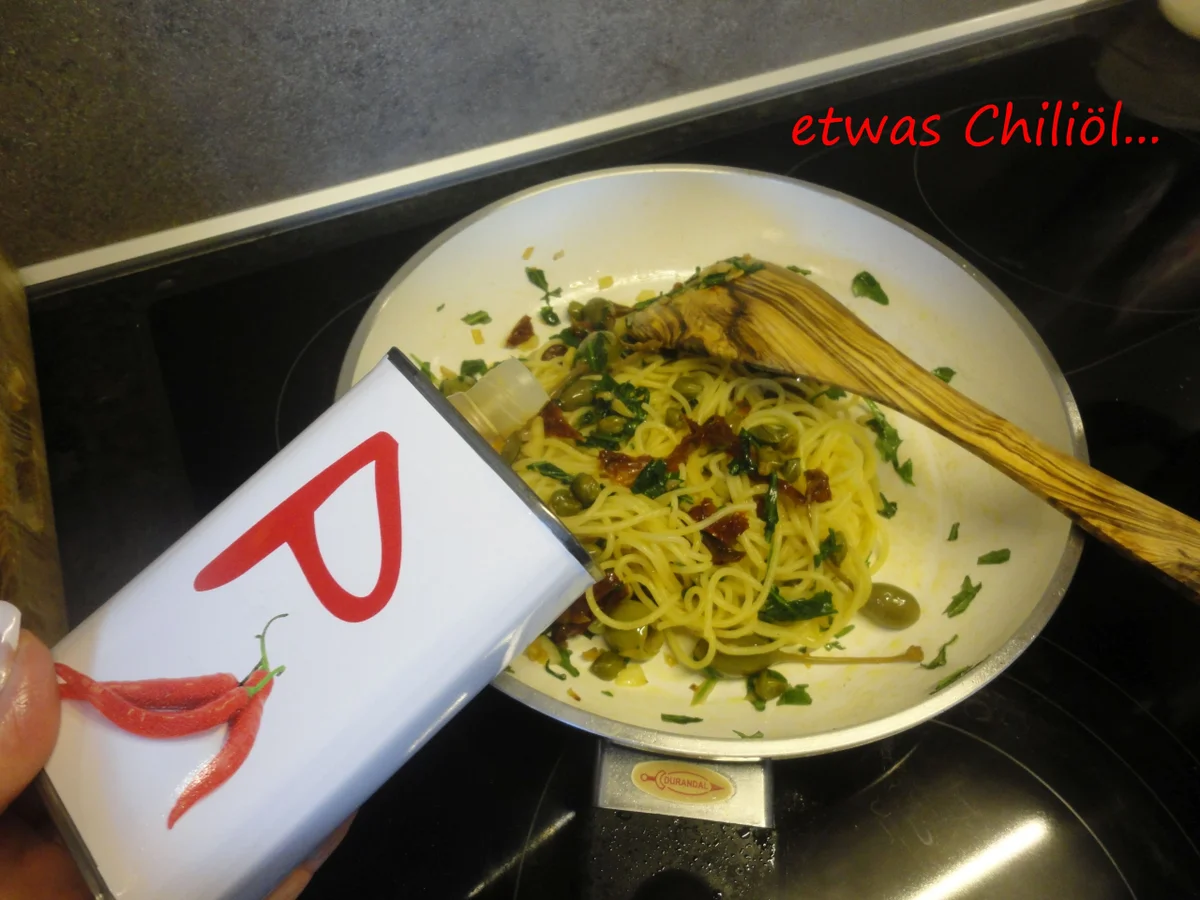 Rezept: blitzschnelle mediterane Rucola Nudeln Bild Nr. 3951 blitzschnelle mediterane Rucola Nudeln - Rezept - Bild Nr. 3951