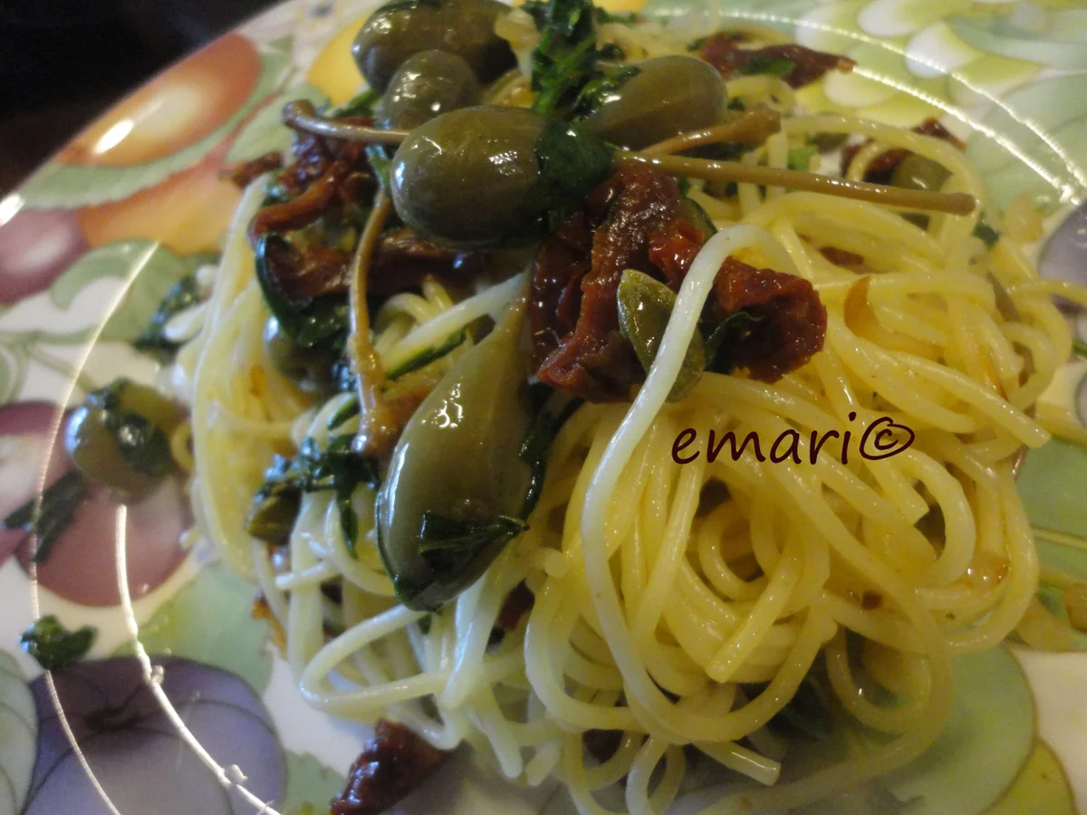 Rezept: blitzschnelle mediterane Rucola Nudeln Bild Nr. 3952 blitzschnelle mediterane Rucola Nudeln - Rezept - Bild Nr. 3952