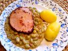 Kasseler Minutensteaks auf Dicken Bohnen ... - Rezept - Bild Nr. 3965