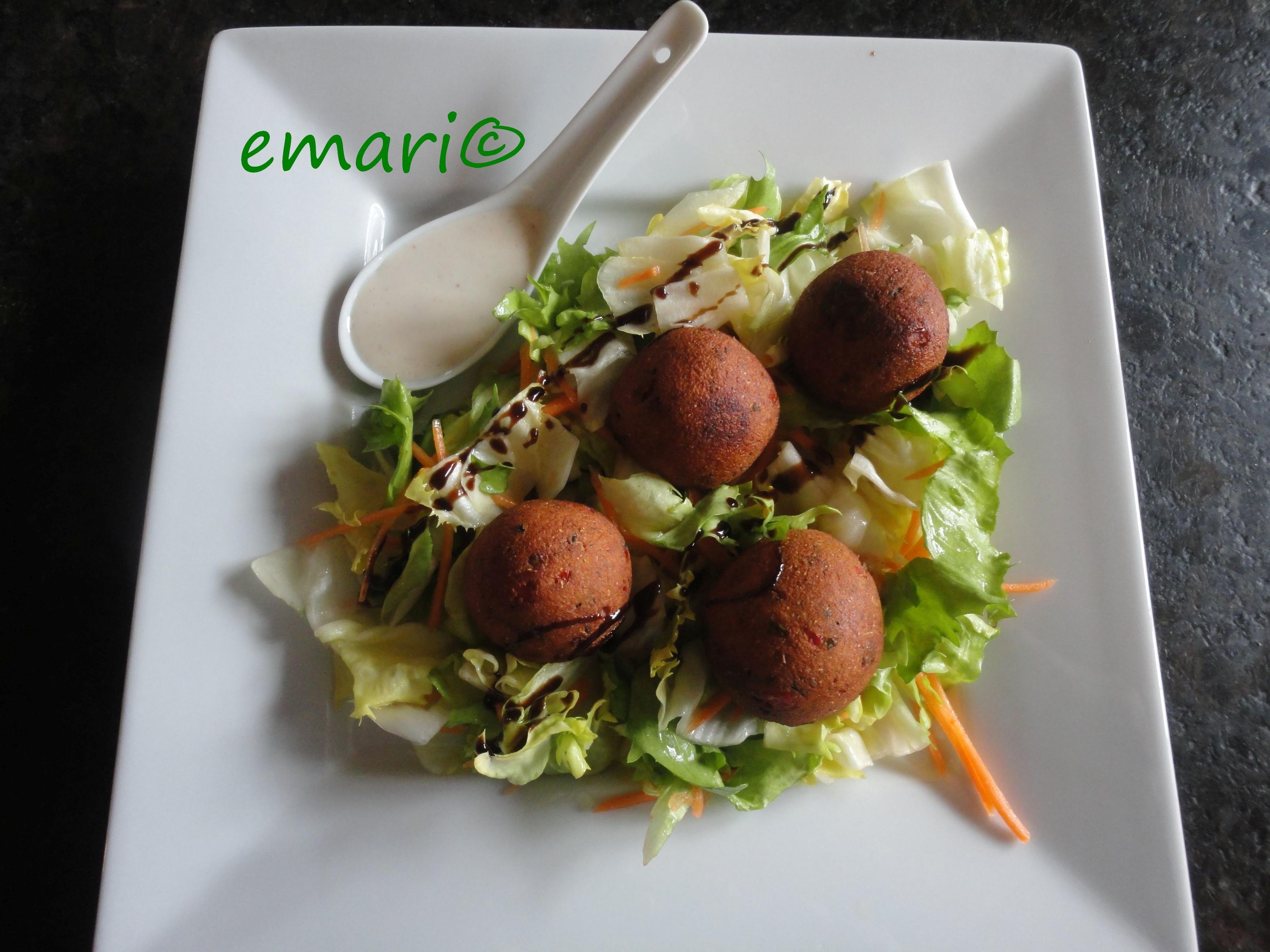 Falafel a'la emari - Rezept Eingereicht von emari