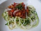 Rezept: Zucchini-Spaghetti mit Bolognese Bild Nr. 3969 Zucchini-Spaghetti mit Bolognese - Rezept - Bild Nr. 3969