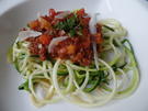 Zucchini-Spaghetti mit Bolognese - Rezept - Bild Nr. 3969