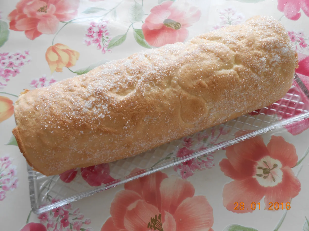 Rezept: Biskuitrolle Bild Nr. 4037 Biskuitrolle - Rezept - Bild Nr. 4037