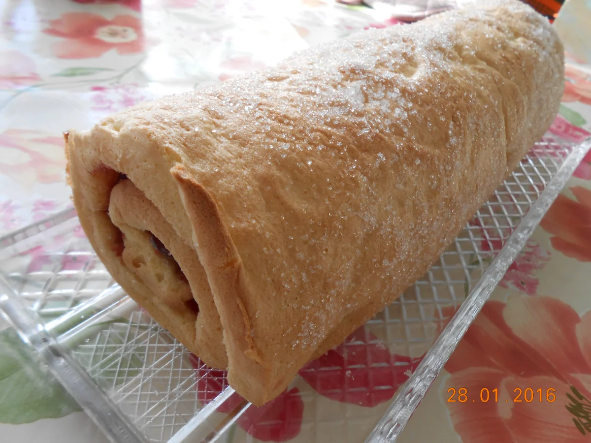 Rezept: Biskuitrolle Bild Nr. 4038 Biskuitrolle - Rezept - Bild Nr. 4038