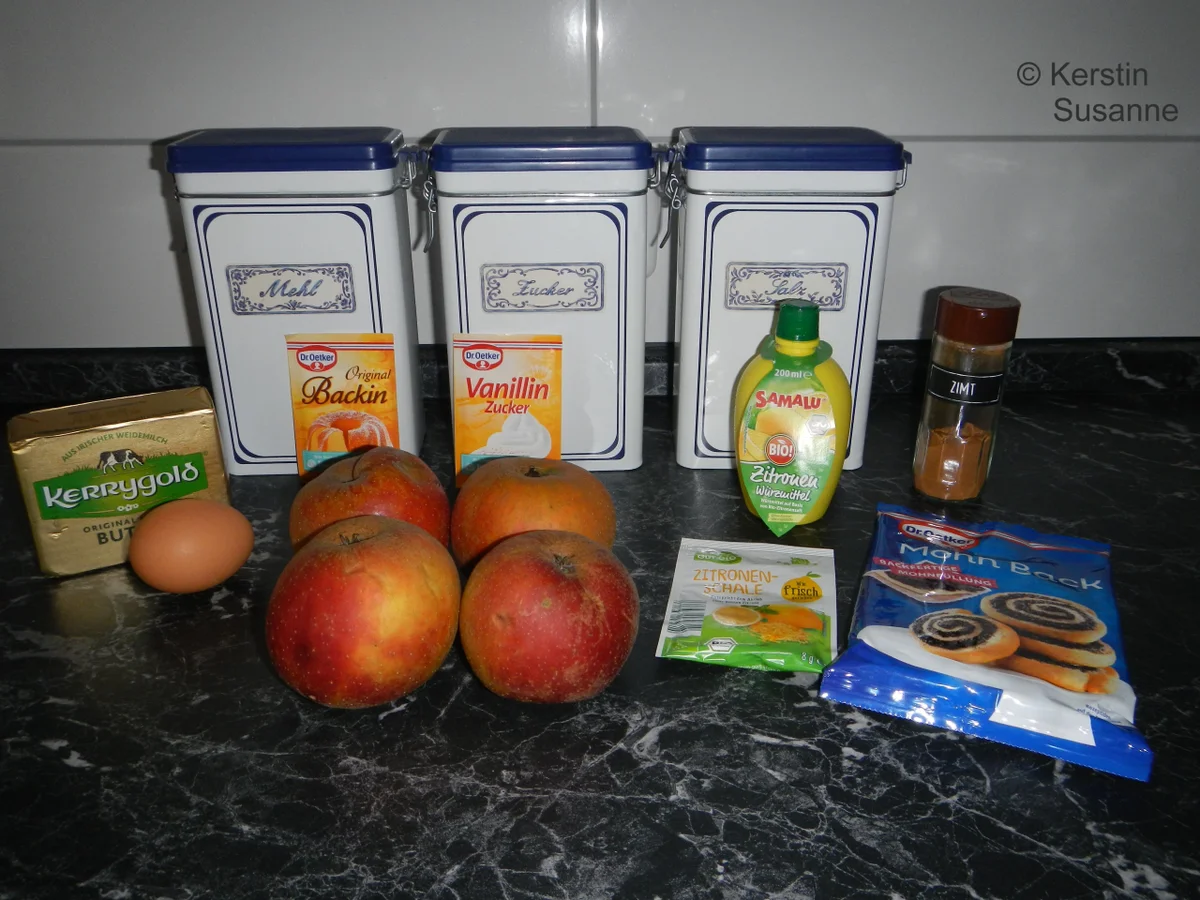 Apfel-Mohn-Kuchen - Rezept - Bild Nr. 4377