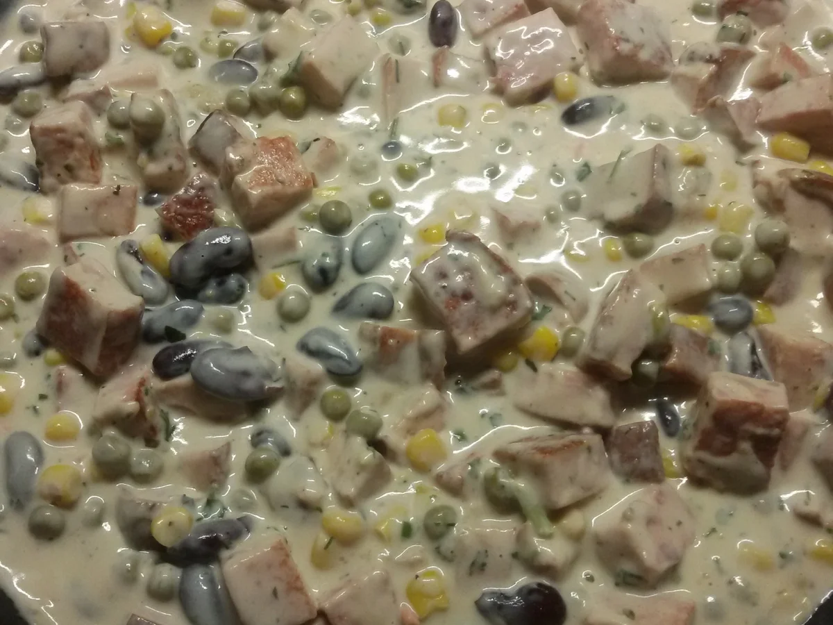 Leberkäse - Pfanne mit Gemüse - Rezept - Bild Nr. 4023