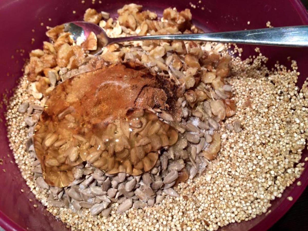 Knuspermüsli mit Quinoa - Rezept - Bild Nr. 4022