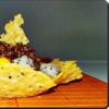 Früchtesalat mit roter Quinoa in Parmigiano Körbchen - Rezept - Bild Nr. 4021