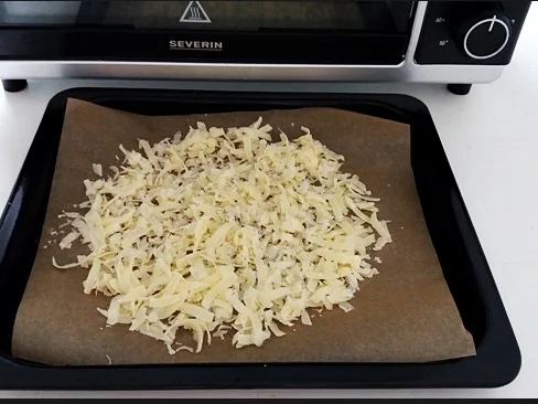 Früchtesalat mit roter Quinoa in Parmigiano Körbchen - Rezept - Bild Nr. 4034