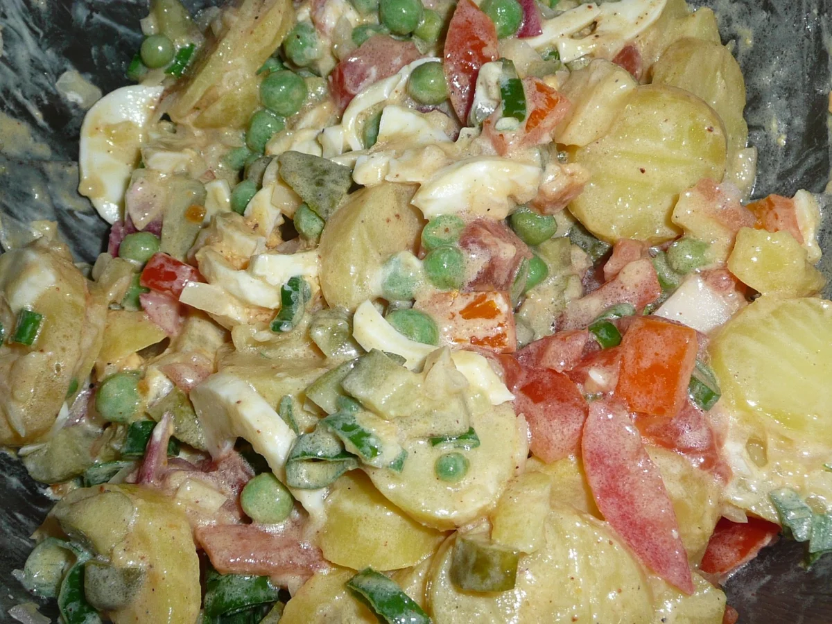 Rotbarsch und Kartoffelsalat einer Freundin. - Rezept - Bild Nr. 4040