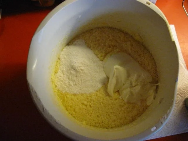 Rührkuchen mit Heidelbeeren und Schmand - Rezept - Bild Nr. 4057