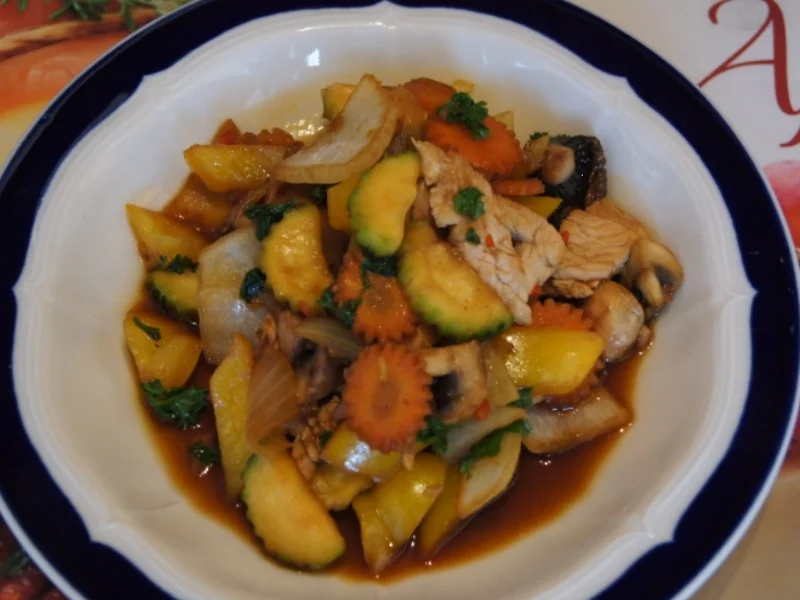 Putenbrustfilet mit Wokgemüse - Rezept - Bild Nr. 4053