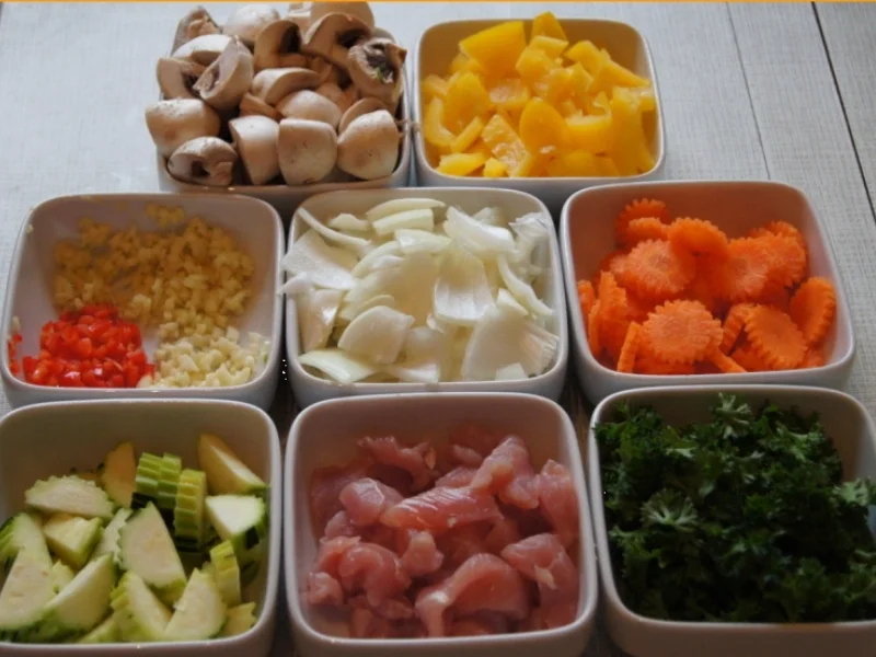 Putenbrustfilet mit Wokgemüse - Rezept - Bild Nr. 4056