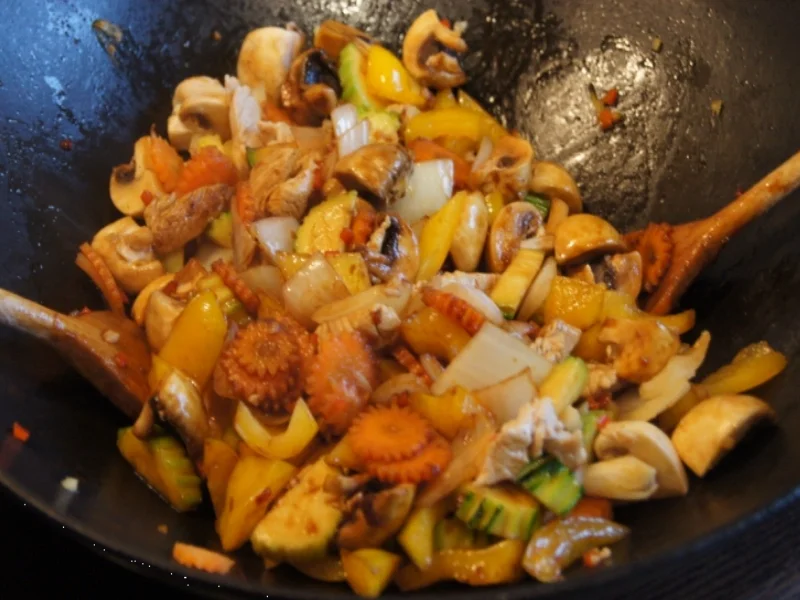 Putenbrustfilet mit Wokgemüse - Rezept - Bild Nr. 4064