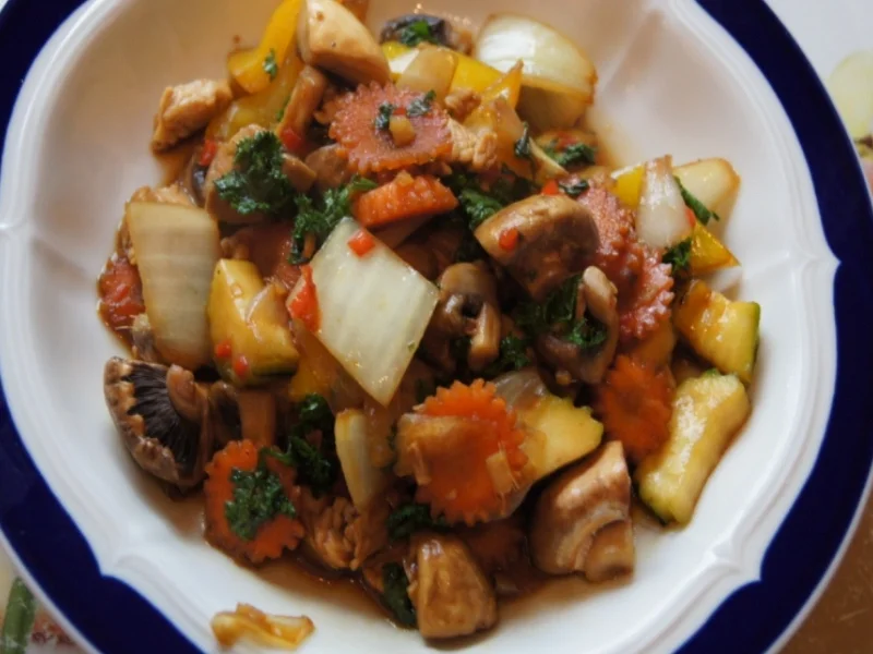 Putenbrustfilet mit Wokgemüse - Rezept - Bild Nr. 4067