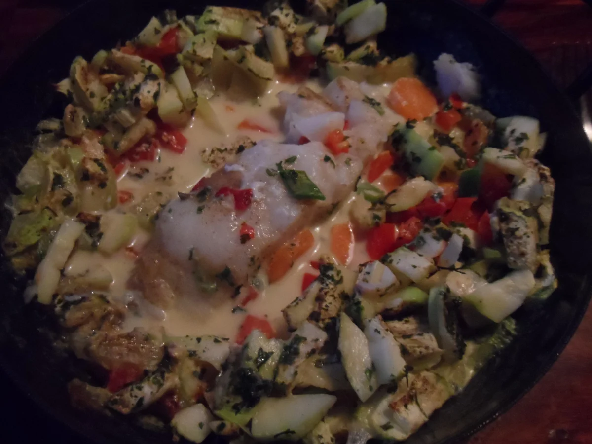 BiNe` S DORSCH & GEMÜSE IM OFEN - Rezept - Bild Nr. 4056