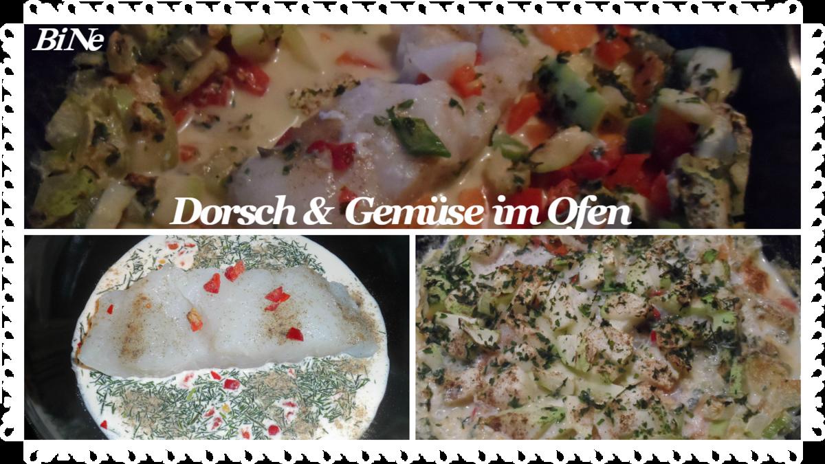 BiNe` S DORSCH & GEMÜSE IM OFEN - Rezept - Bild Nr. 4053