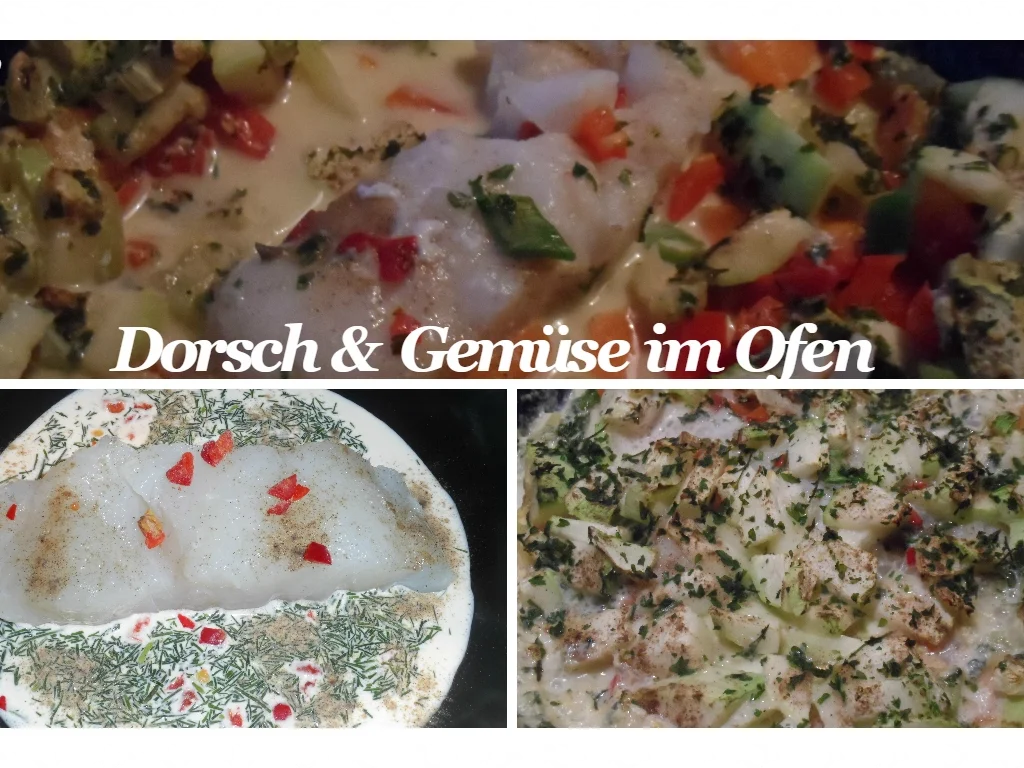 BiNe` S DORSCH & GEMÜSE IM OFEN - Rezept - Bild Nr. 4053